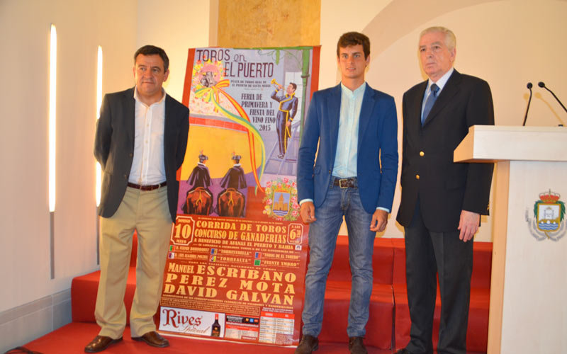 Presentado en San Fernando el cartel taurino de la Feria de El Puerto, con participación del isleño David Galván
