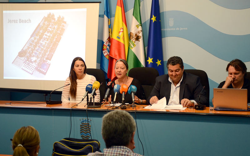 Una empresa privada gestionará la “primera playa urbana de Europa” que el PP quiere motar este verano en Jerez “a coste cero”