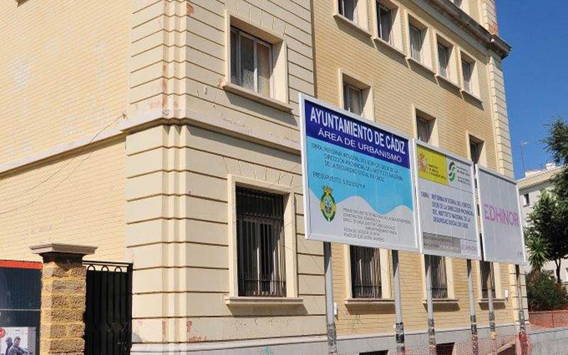 Adjudicada la terminación de la reforma de la ‘Caja Nacional’, edificio sede de la Dirección Provincial del INSS en Cádiz
