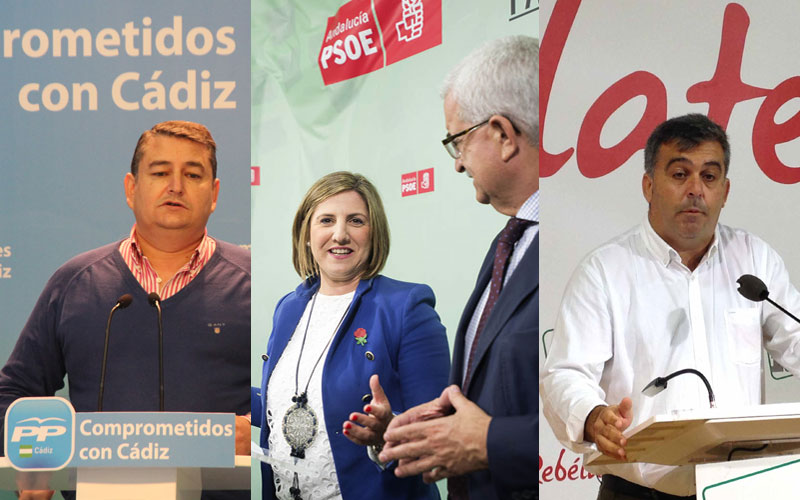 El PP asume su “retroceso” en la provincia de Cádiz y el PSOE celebra que recupera la Diputación para “devolverle la normalidad”