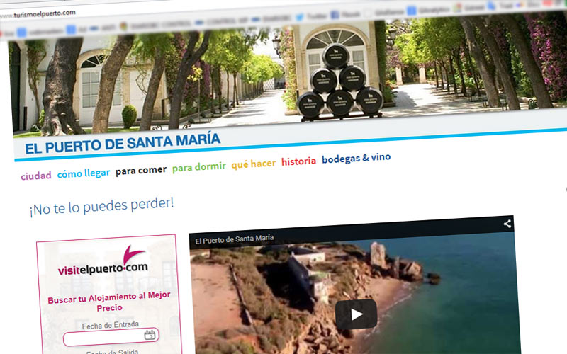 El portal turístico de El Puerto, renovado