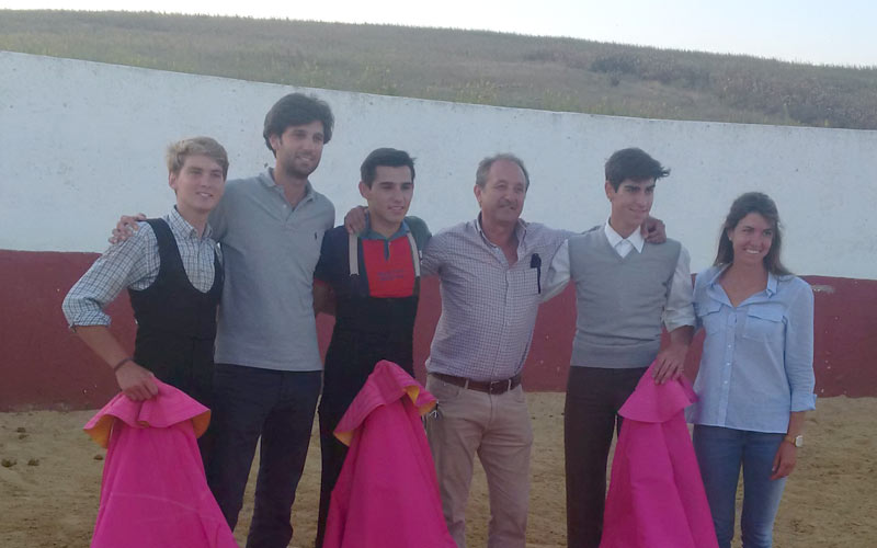 Jorge Alba, de tentadero en Hermanos Torres Gallego