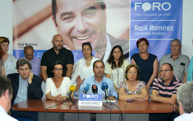 Foro Ciudadano de Jerez, que se ha quedado sin representación municipal, meditará en verano sobre su continuidad como partido