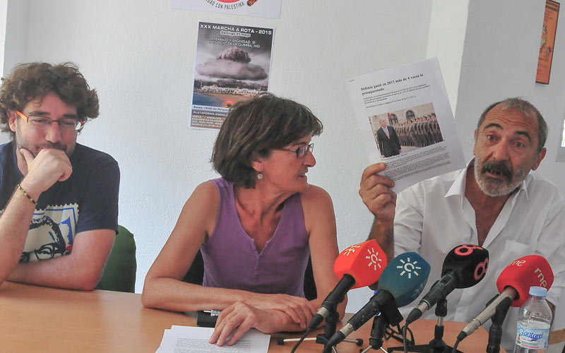 La XXX Marcha a Rota, este domingo: nuevo llamamiento a oponerse al “militarismo galopante” que estas bases representan