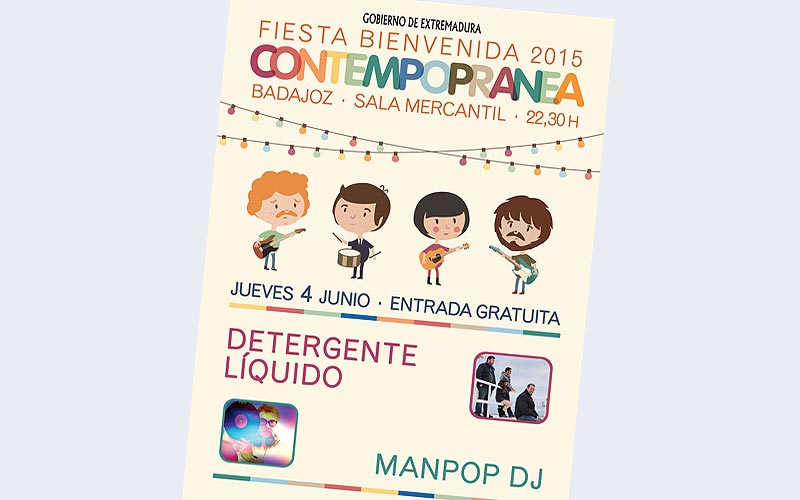 La banda gaditana Detergente Líquido, ‘telonera’ en Badajoz de un Festival Contempopranea con Pet Shop Boys en el cartel