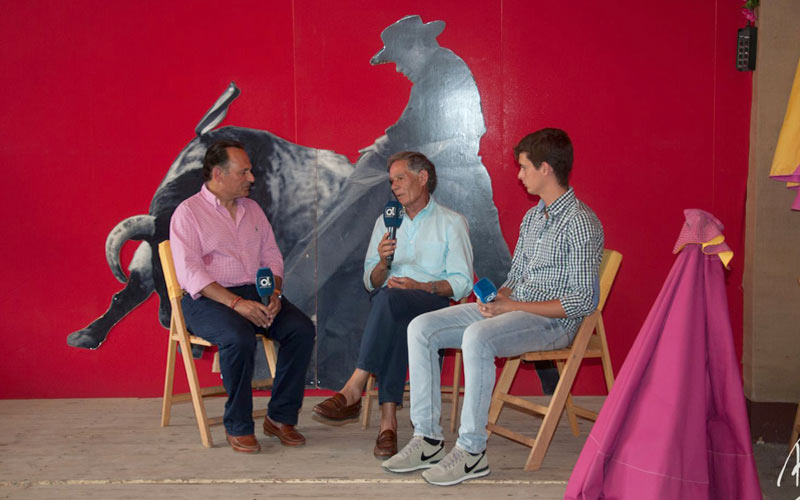 Ruiz Miguel y Galván, en la caseta El Borreguito