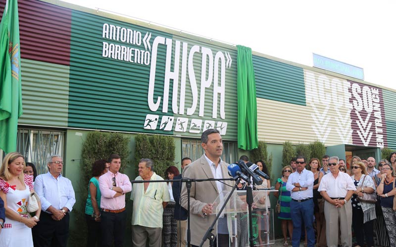 El polideportivo, bautizado como Antonio Barriento ‘Chispa’