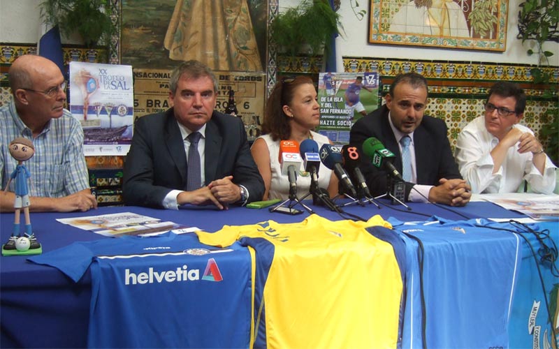 Cádiz CF, Xerez Deportivo FC y San Fernando CD disputan este sábado el XX Trofeo de la Sal, con ánimos de que sea “una fiesta”