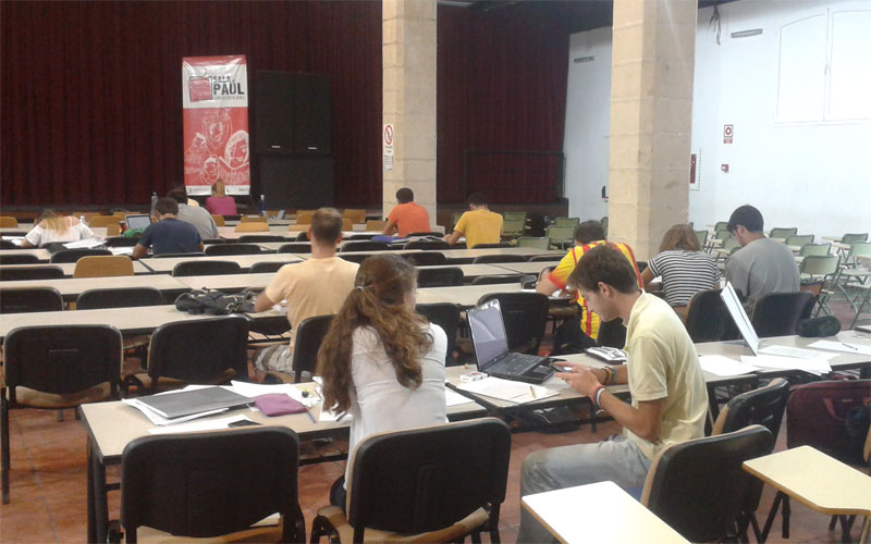 La Sala Paúl habilitada como sala de estudios amplía sus horarios en lo que resta de agosto gracias a la colaboración de la UCA