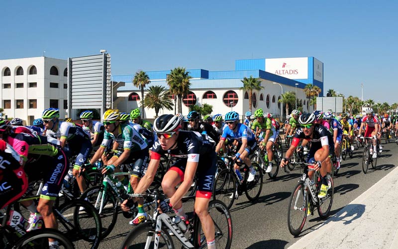 Se ultiman los detalles de la salida de la quinta etapa de La Vuelta desde Rota