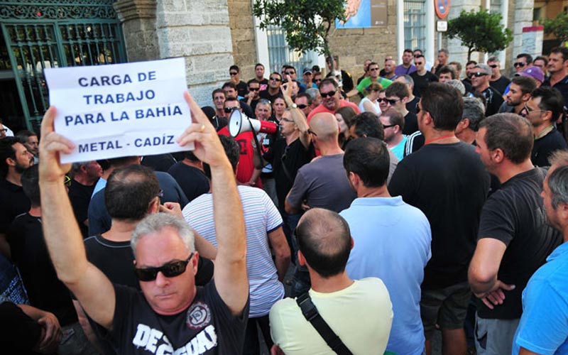 La industria auxiliar de la Bahía gaditana convoca una “gran asamblea ciudadana” para el miércoles en Puerto Real