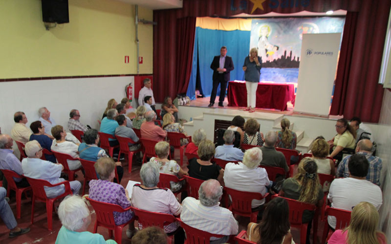 El PP reúne a sus militantes: “con Teófila Cádiz funcionaba, y hoy está parada y dando pasos atrás; el único responsable es el PSOE”