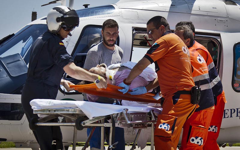Cádiz es la única provincia andaluza donde se suspende el servicio del helicóptero del 061 tras el verano; el PP ve “discriminación”