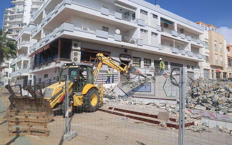 Avanza la reurbanización del entorno de La Costilla
