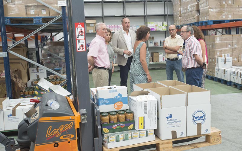 El Banco de Alimentos de Cádiz acepta el ofrecimiento municipal de un local para recuperar su delegación en Jerez