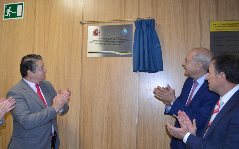 El Centro de Negocios de la Zona Franca de Cádiz ‘levantando’ en Chiclana se inaugura con el 78% de los despachos cubiertos
