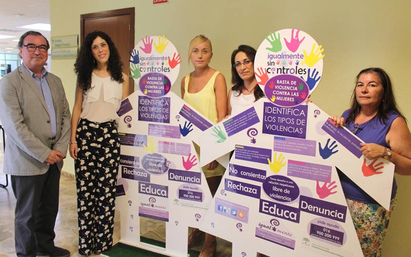 La campaña ‘IgualmenteSinControles’ contra la violencia machista desembarca en el Hospital y en centros de salud de Jerez