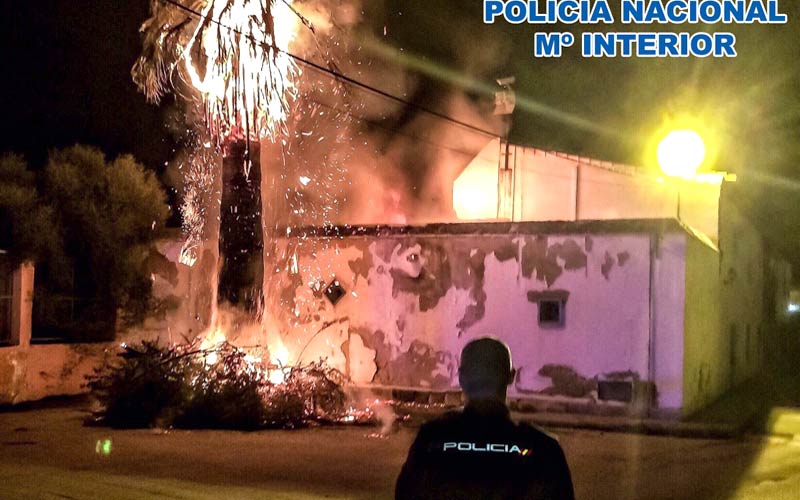 La Policía sorprende ‘in fraganti’ al autor de varios incendios