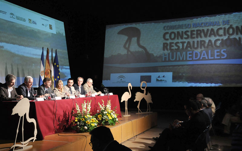 Especialistas participan en Jerez en un congreso de conservación y restauración de humedales, con Los Tollos muy protagonista