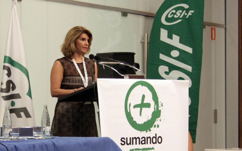 María José Cano, flamante presidenta de CSIF-Cádiz, orgullosa de “un sindicato donde la i de independencia es nuestro sello”