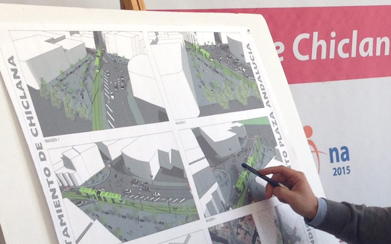 La remodelación de la Plaza de Andalucía, con “mayor protagonismo” para el peatón, estará lista a principios de año