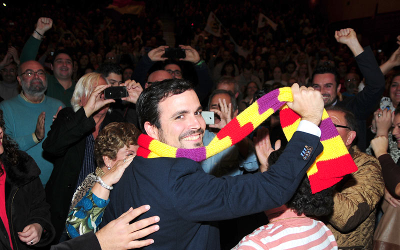 Garzón (Unidad Popular) también ‘llena’ en Cádiz: “los ricos siempre votan. Hay que concienciar a los de nuestra clase social”