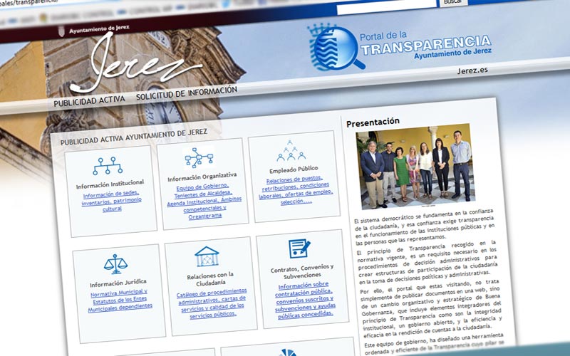 Ganemos Jerez, decepcionado con el Portal de Transparencia: “un proyecto forzado y una chapuza que no responde a sus objetivos”