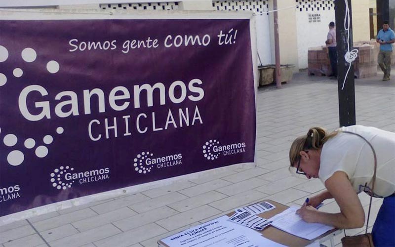 Recogidas entre los chiclaneros 6.000 firmas para “demostrar” al Ayuntamiento la demanda de una “renta básica municipal familiar”