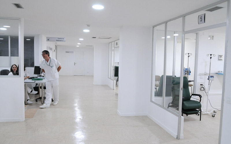 El Hospital de Día de San Carlos realiza 1.255 actuaciones en sus primeros seis meses de funcionamiento