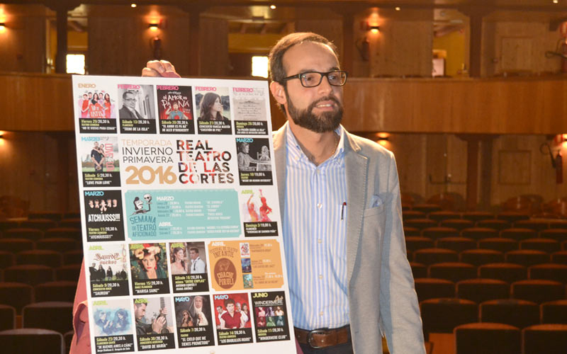 El Real Teatro de Las Cortes reabre tras las obras ofertando 26 espectáculos, entre ellos los de Vanesa Martín y David de María