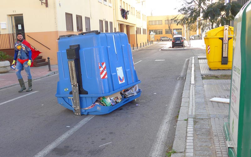 El viento marca en la provincia el último domingo de Carnaval