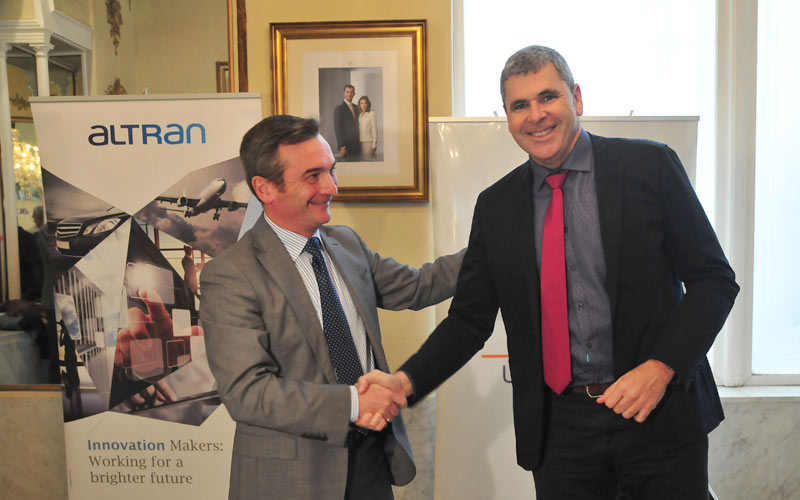UCA y Altran firman un convenio marco de colaboración que busca mejorar la formación cualificada en el sector aeronáutico