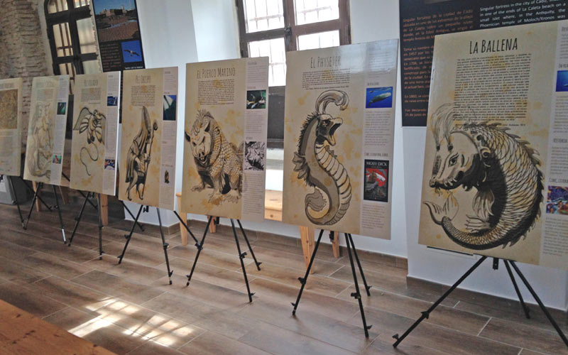 ‘Monstruos marinos’ en el castillo de San Sebastián