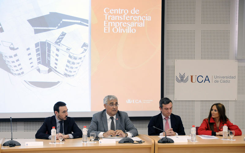 El futuro Centro de Transferencia Empresarial El Olivillo se proyecta como el “epicentro de la innovación” de la Universidad de Cádiz