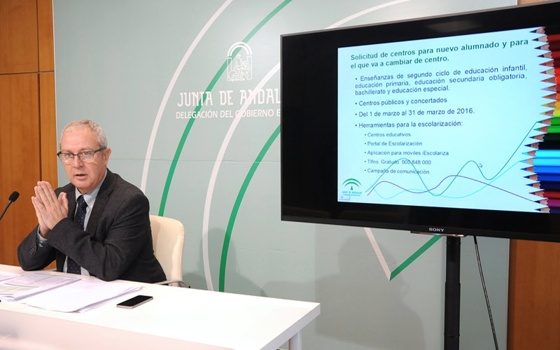 El plazo de escolarización para el curso 2016/2017, que oferta 198.700 plazas públicas y concertadas en Cádiz, está abierto