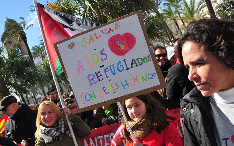 Cádiz también se cita este miércoles para oponerse al “inmoral e ilegal” acuerdo entre UE y Turquía sobre deportación de refugiados