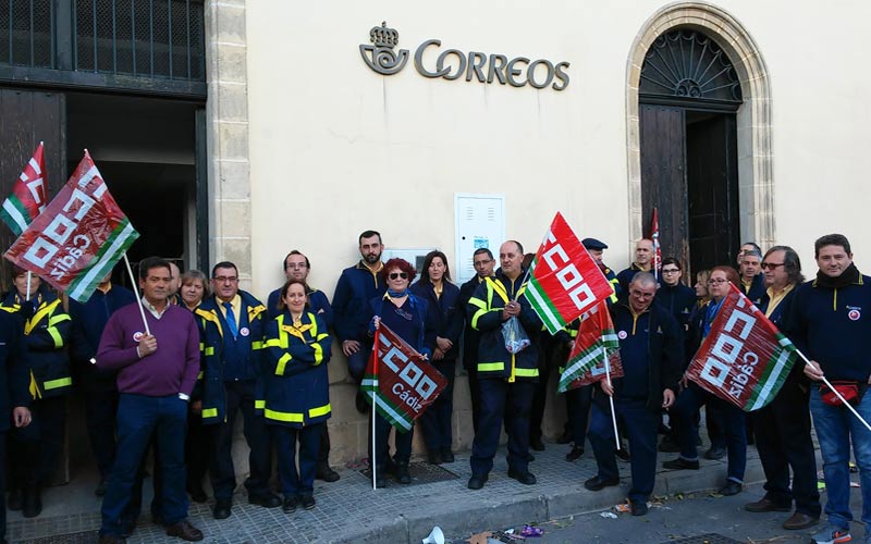 Convocadas movilizaciones en Jerez para rechazar “el recorte y precarización” en Correos; se han perdido 80 empleos desde 2011
