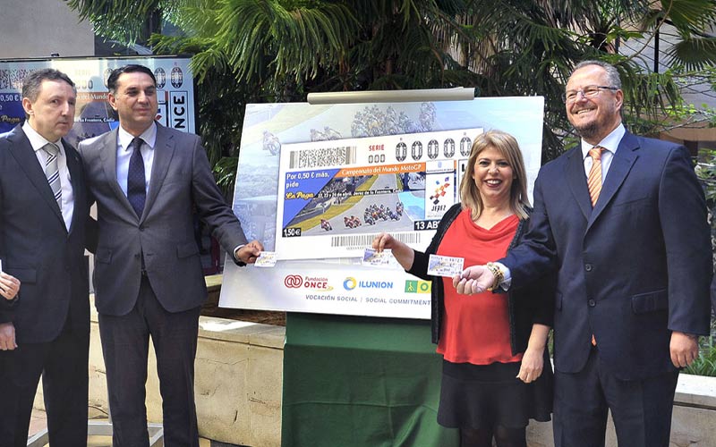 La ONCE dedica su cupón del día 13 al Gran Premio de Jerez