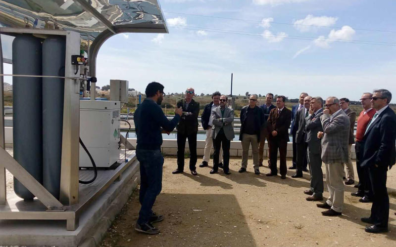 El proyecto All Gas que se desarrolla en Chiclana será uno de los “referentes” del próximo Congreso Mundial del Agua