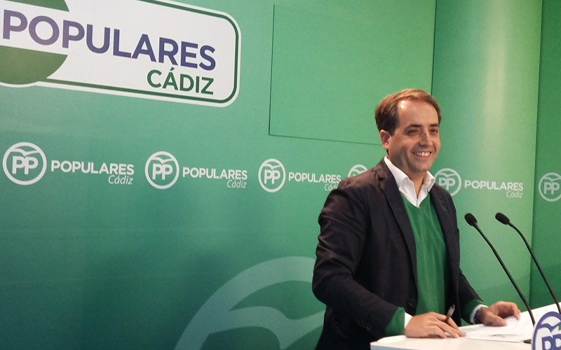 Saldaña (PP) opina que la Junta pretende en Cádiz “aglutinar su fracaso en parques tecnológicos y ponerle un envoltorio bonito”