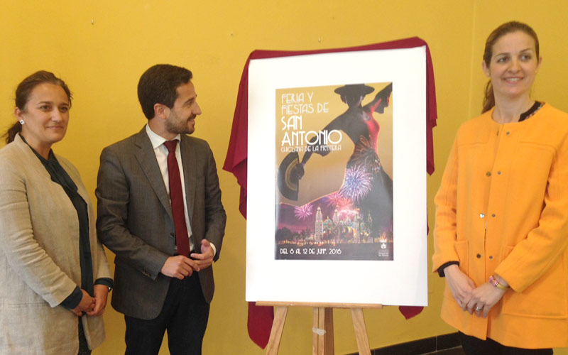 Un cartel con “fuerza, color y movimiento” para anunciar una Feria y Fiestas de San Antonio 2016 con novedades