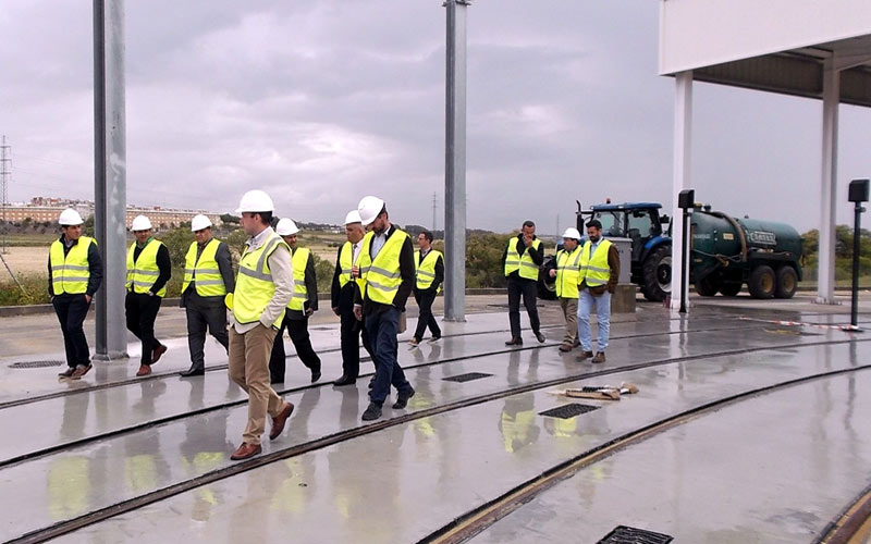 Egipto se interesa por el tranvía de la Bahía de Cádiz