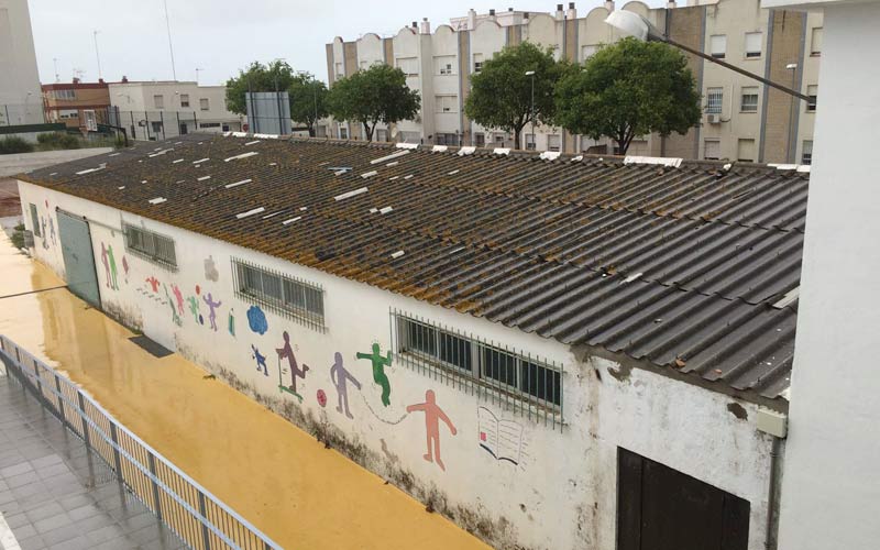 Alertan de la presencia de uralita en el IES Botánico