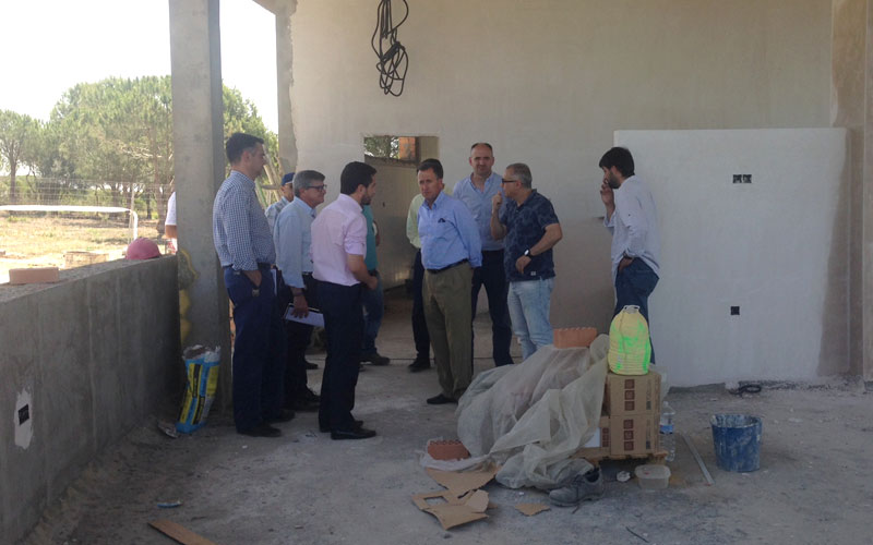 Se busca sacar el “mayor rendimiento deportivo” posible del parque de la Loma de Sancti Petri, actualmente en construcción