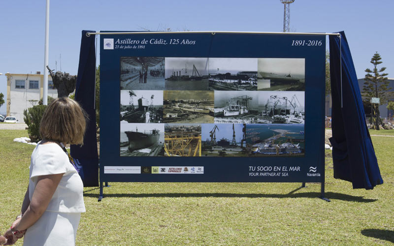 El astillero de Cádiz celebra hasta final de año su 125 aniversario