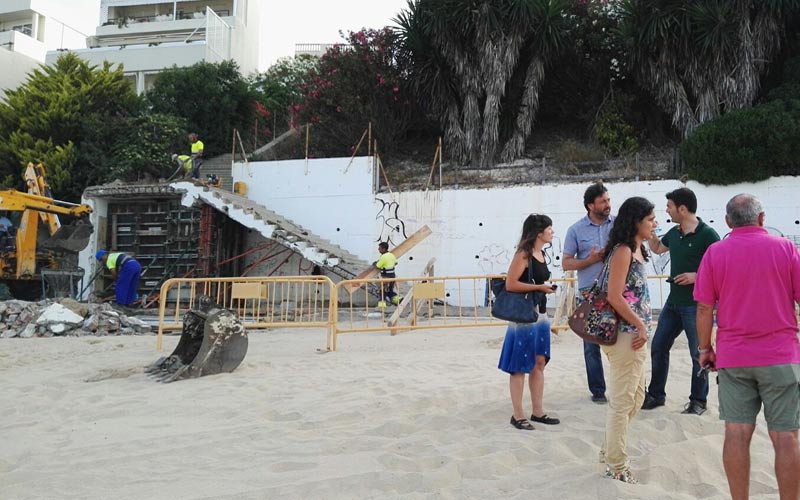 Playas mejora los accesos a Fuentebravía