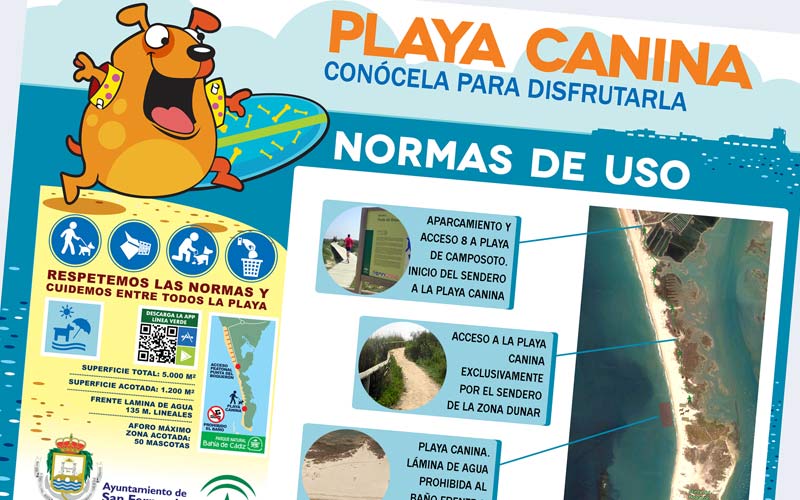 La única playa para perros de la provincia, en Camposoto