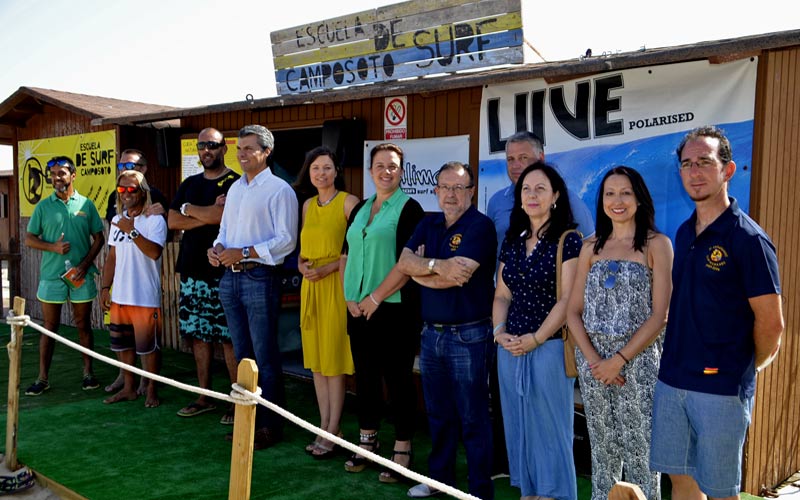 Completo programa de actividades lúdico-deportivas para este verano en la playa de Camposoto