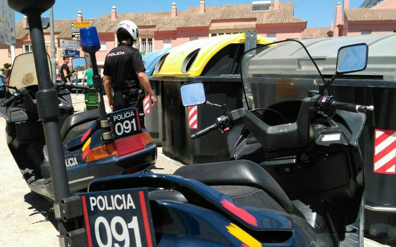 Tres menores, implicados en la quema de contenedores