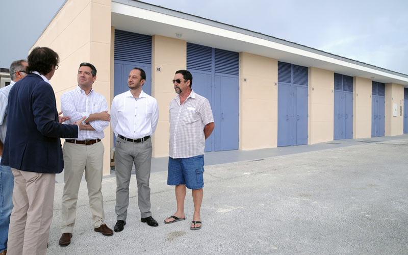 Operativo en el puerto de Rota el demandado nuevo edificio para enseres de la flota deportiva y de recreo